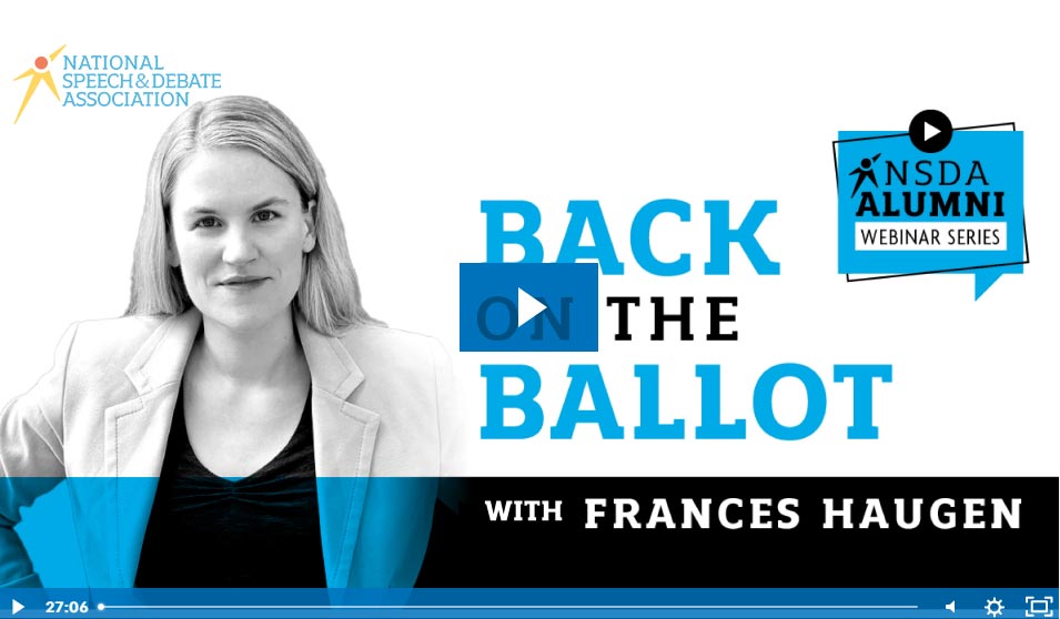 Back on The Ballot with Frances Haugen