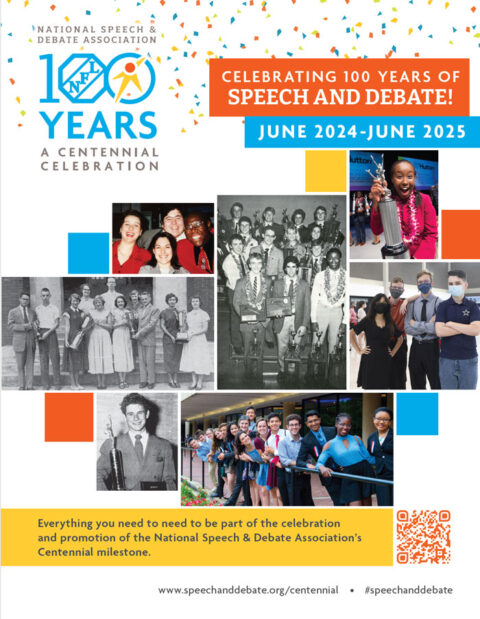 Centennial Events | National Speech & Debate Association