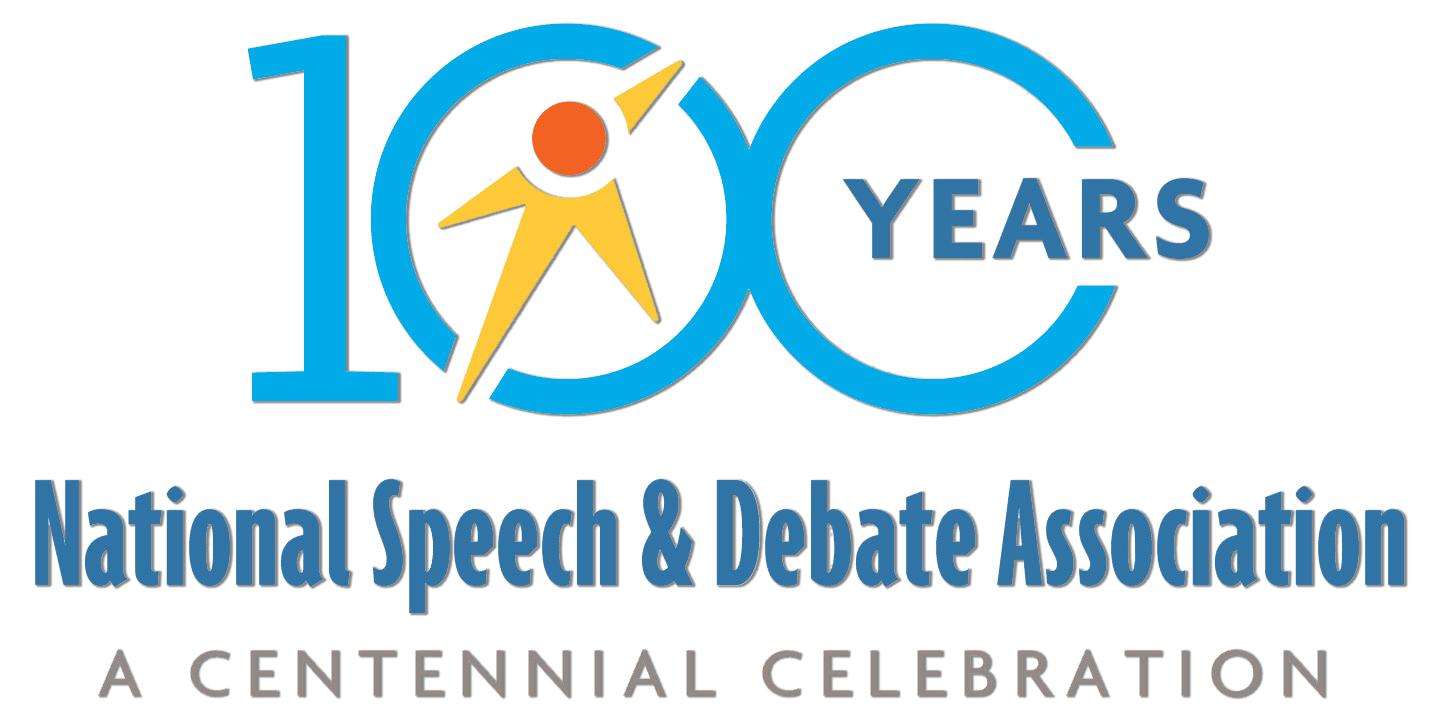 Centennial Poster National Speech & Debate Association