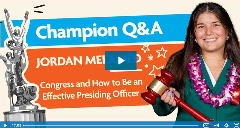 Champion Q&A: Jordan Melamed Champion Q&A: Jordan Melamed