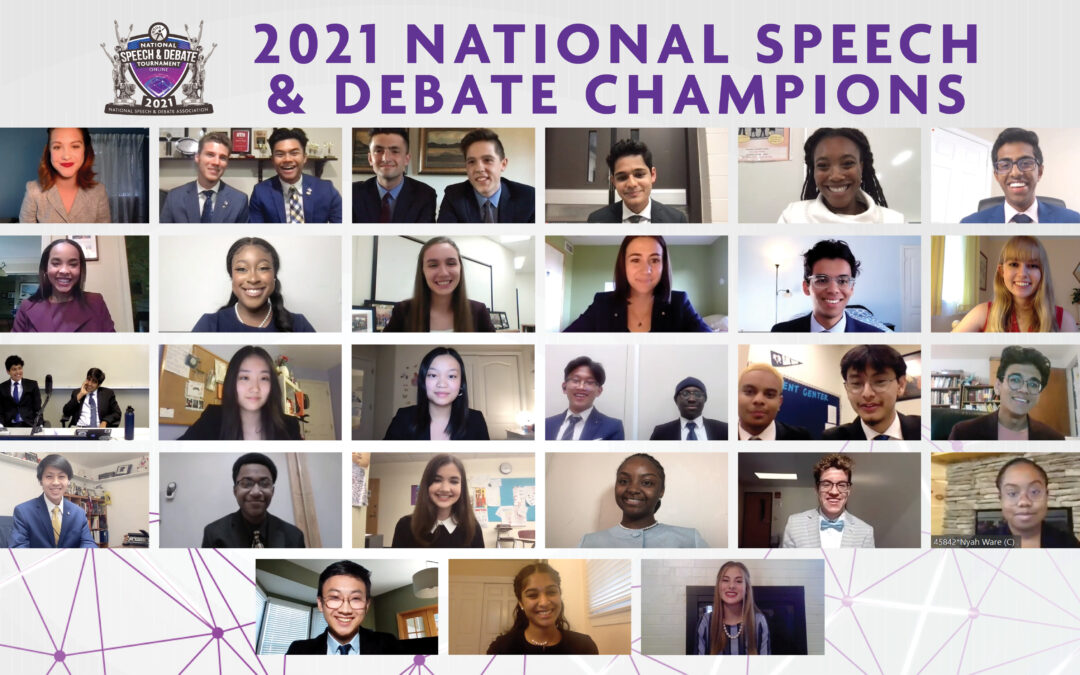 2021 National Speech & Debate Champions