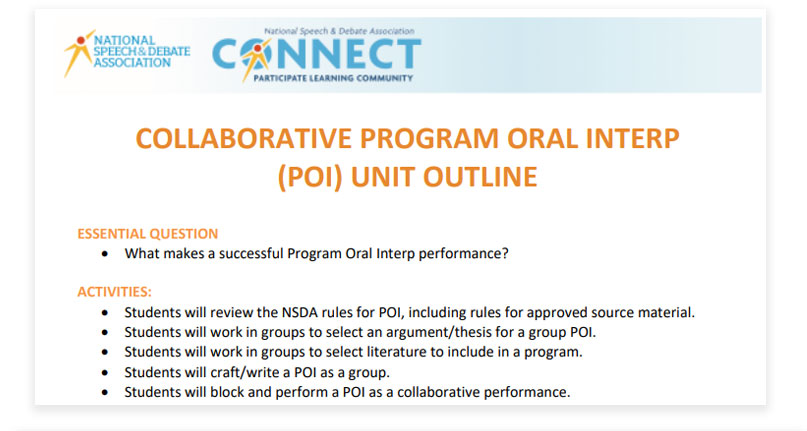 Collaborative POI Unit