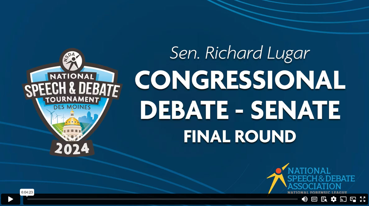 Congressional Debate Senate 2024