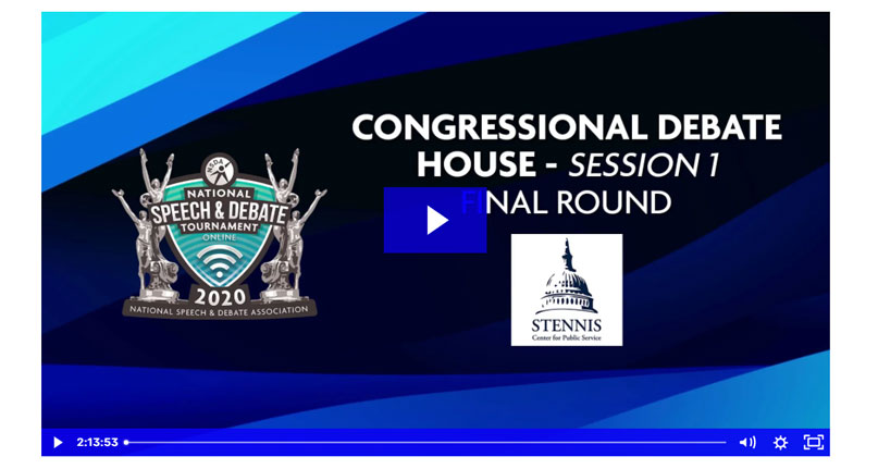Congressional Debate Final Round