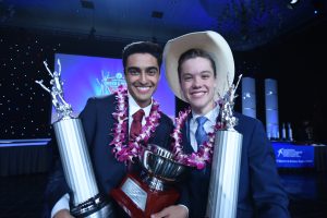 Tournament Winners with trophies