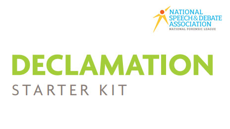 Declamation Starter Kit Declamation Starter Kit
