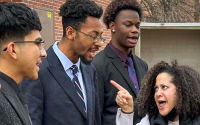 Developing public communication skills: Speech and debate team