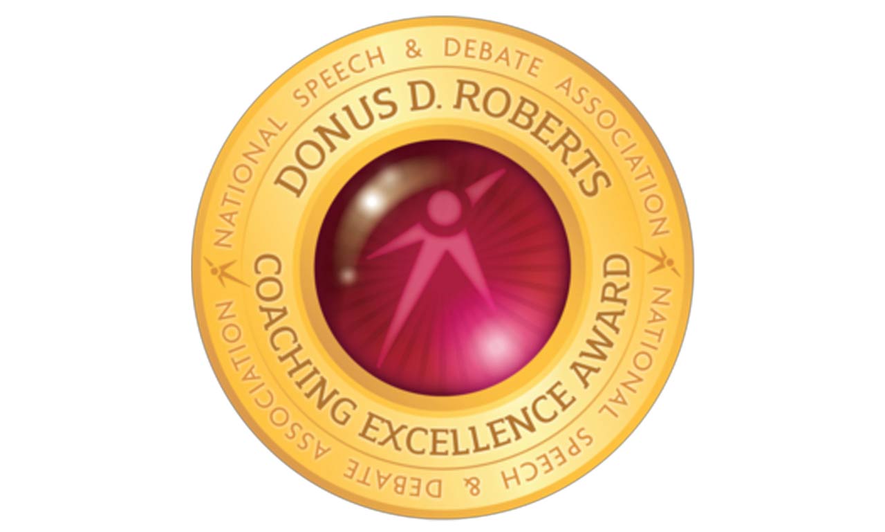 Donus D. Roberts Coaching Excellence Award Donus D. Roberts Coaching Excellence Award