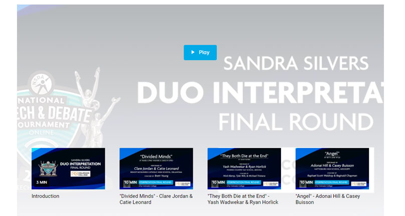 Duo Interpretation Finals