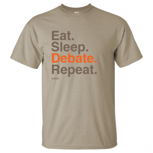Eat Sleep Debate Repeat T-Shirt