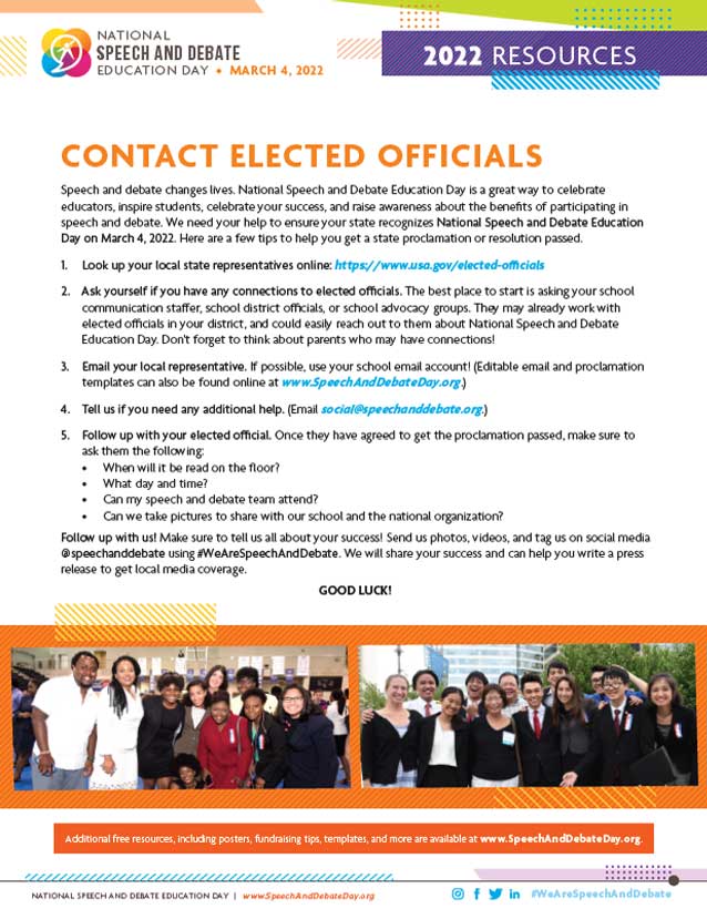 Contact Elected Officials