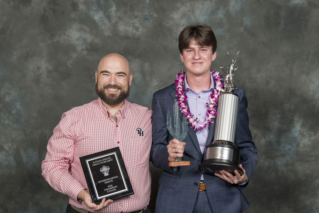 Jimmy O'Connell from The Pembroke Hill School in Missouri
Coached by Justin Smith