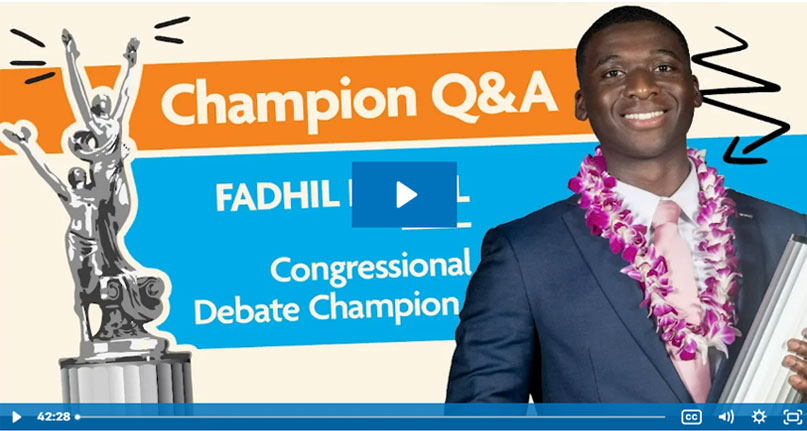 Champion Questions and Answers: Fadhil Lawal