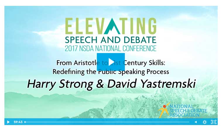 From Aristotle to 21st Century Skills: Redefining the Public Speaking Process