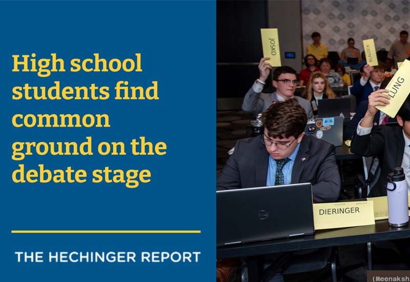 High School Students Find Common Ground on the Debate Stage High School Students Find Common Ground on the Debate Stage