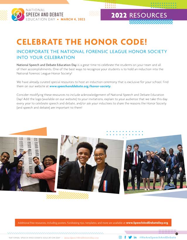 Celebrate the Honor Code