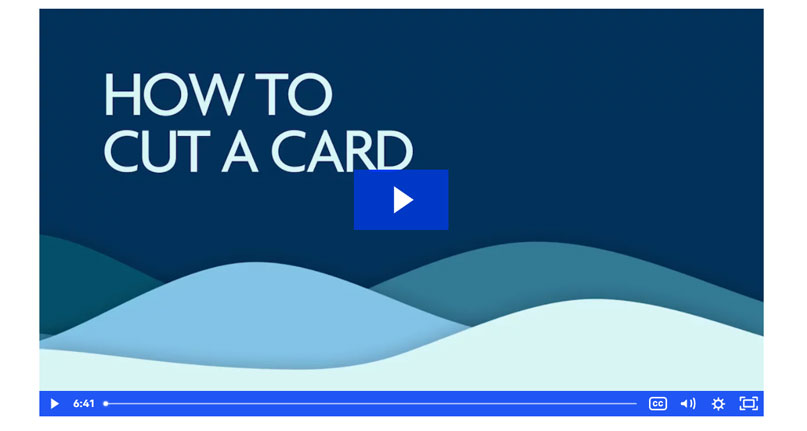 How to Cut a Card