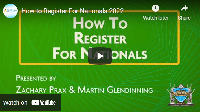 How To Register For Nationals Webinar