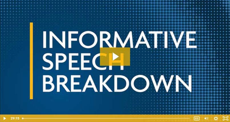 Informative Speech Breakdown Ceceilia Voss