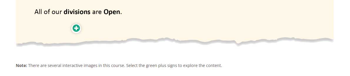 Excerpt that instructs learners to click or tap image hotspots to access additional information.