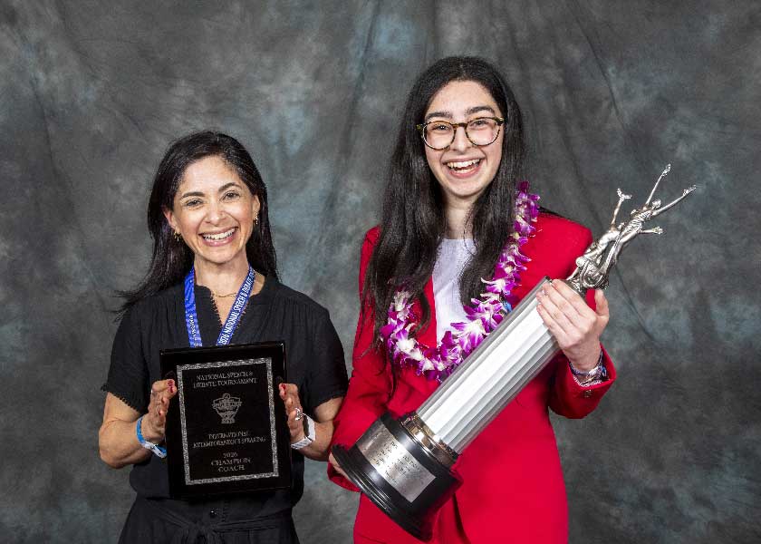 2026 National Tournament Congressional Debate Champion
