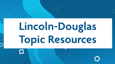 Doug Topic Self-Guided Student Learning | National Speech & Debate Association