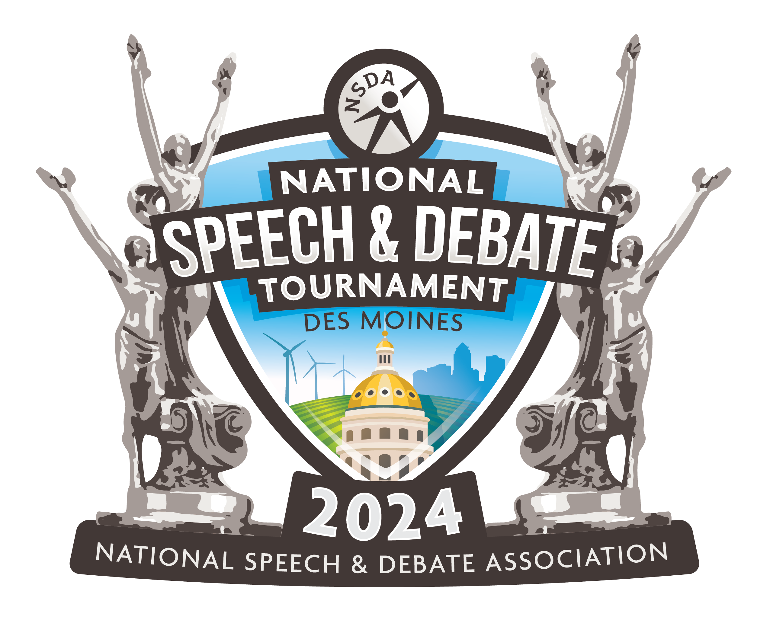 2024 National Speech and Debate Tournament Logo