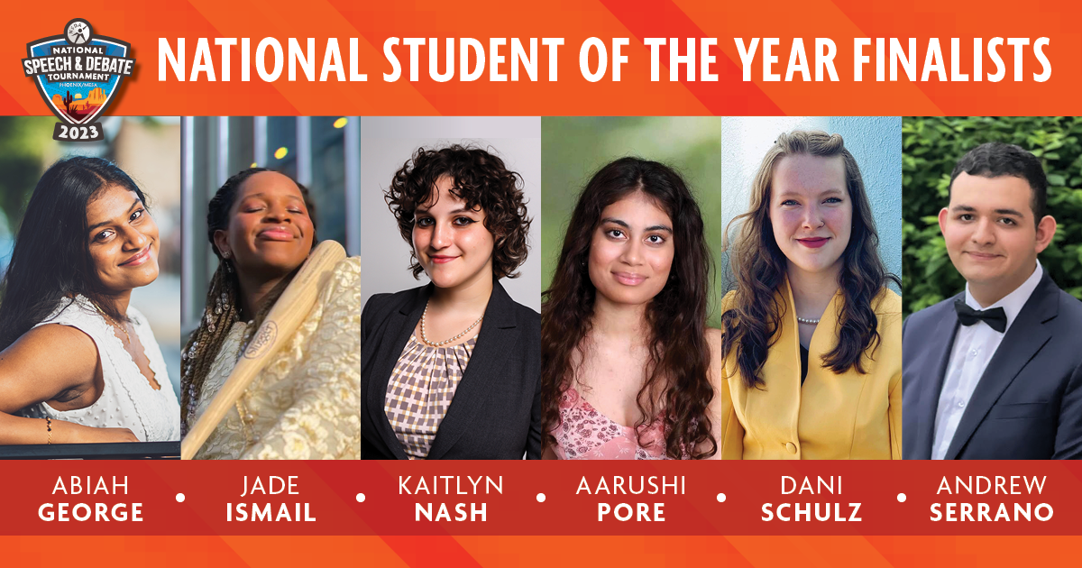 2023 National Student of the Year Finalists
