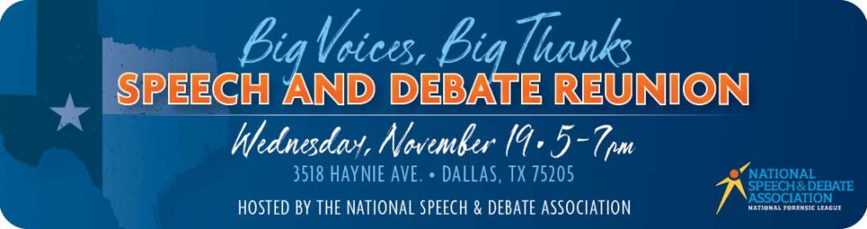 Dallas Event Registration Form | National Speech & Debate Association