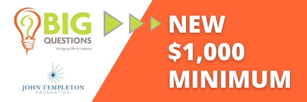 Earn Fund for your Team with Big Questions debate grant