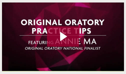 Original Oratory Practice Tips