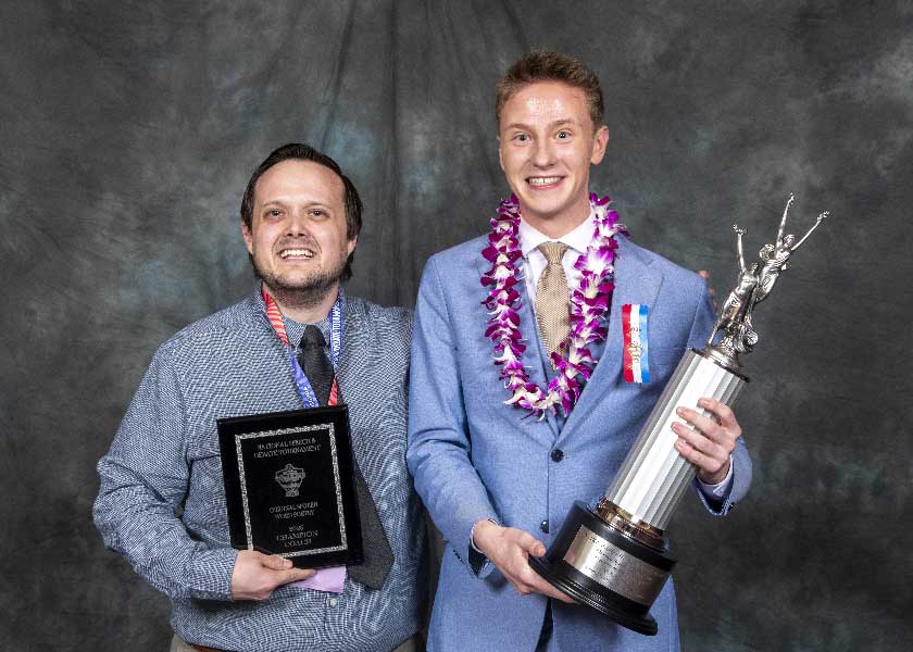 2026 National Tournament Congressional Debate Champion