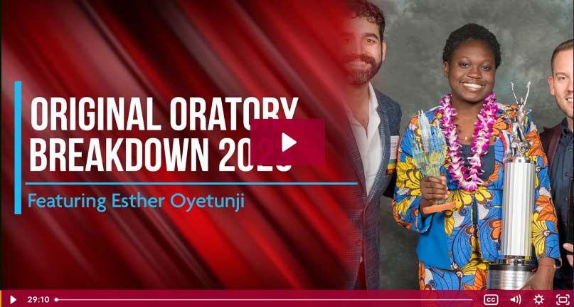 Original Oratory Breakdown 2023 Esther Oyetunji