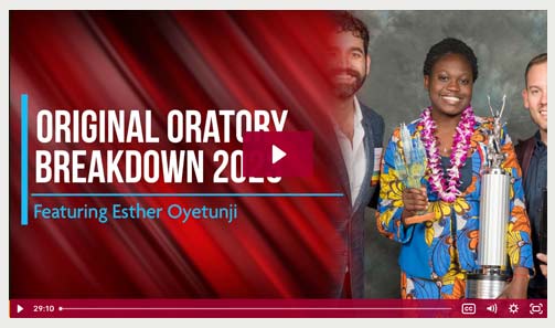 Original Oratory Breakdown 2023 Esther Oyetunji 