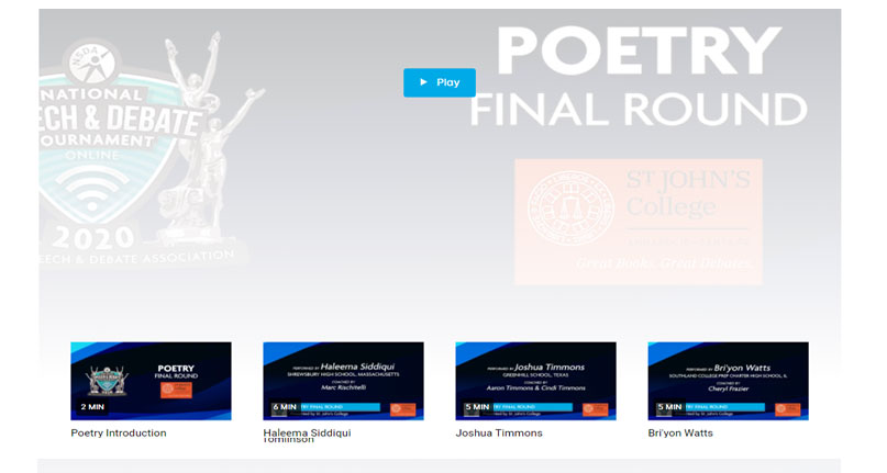Poetry Final Round