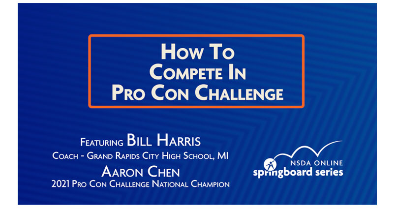 How to Compete in Pro Con Challenge