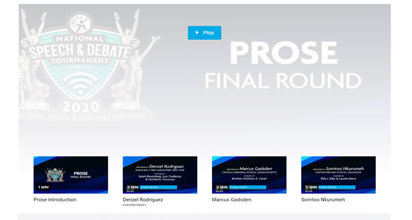 Prose Final Round