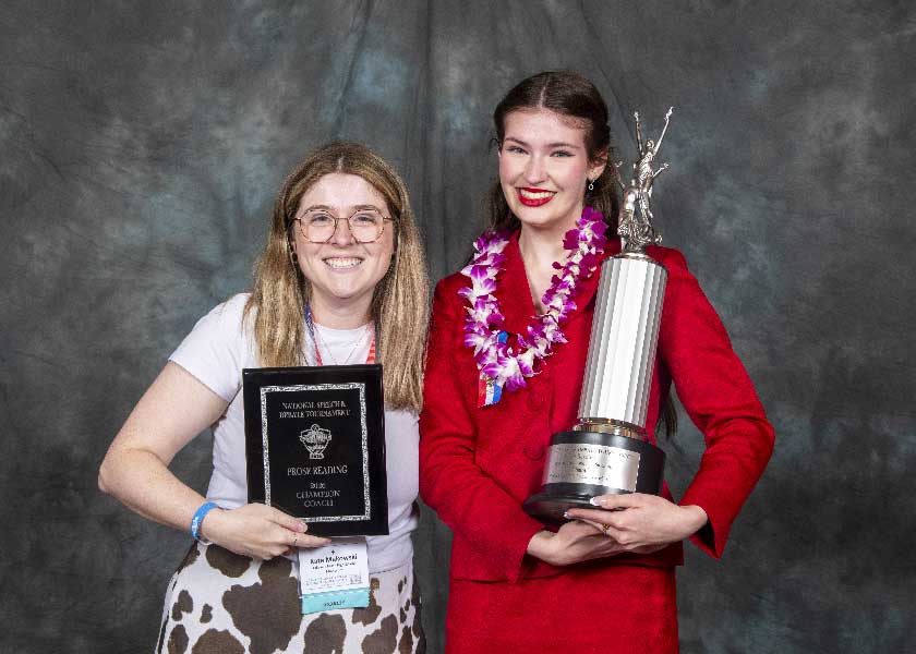 2026 National Tournament Congressional Debate Champion