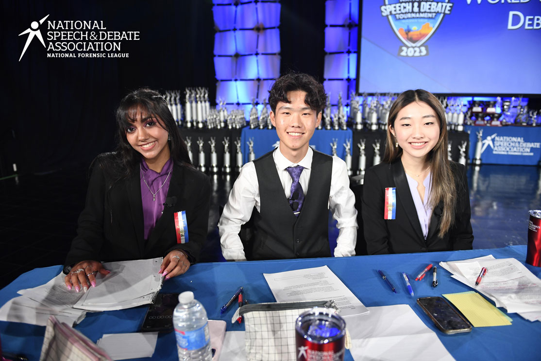 Group of students at the National Tournament