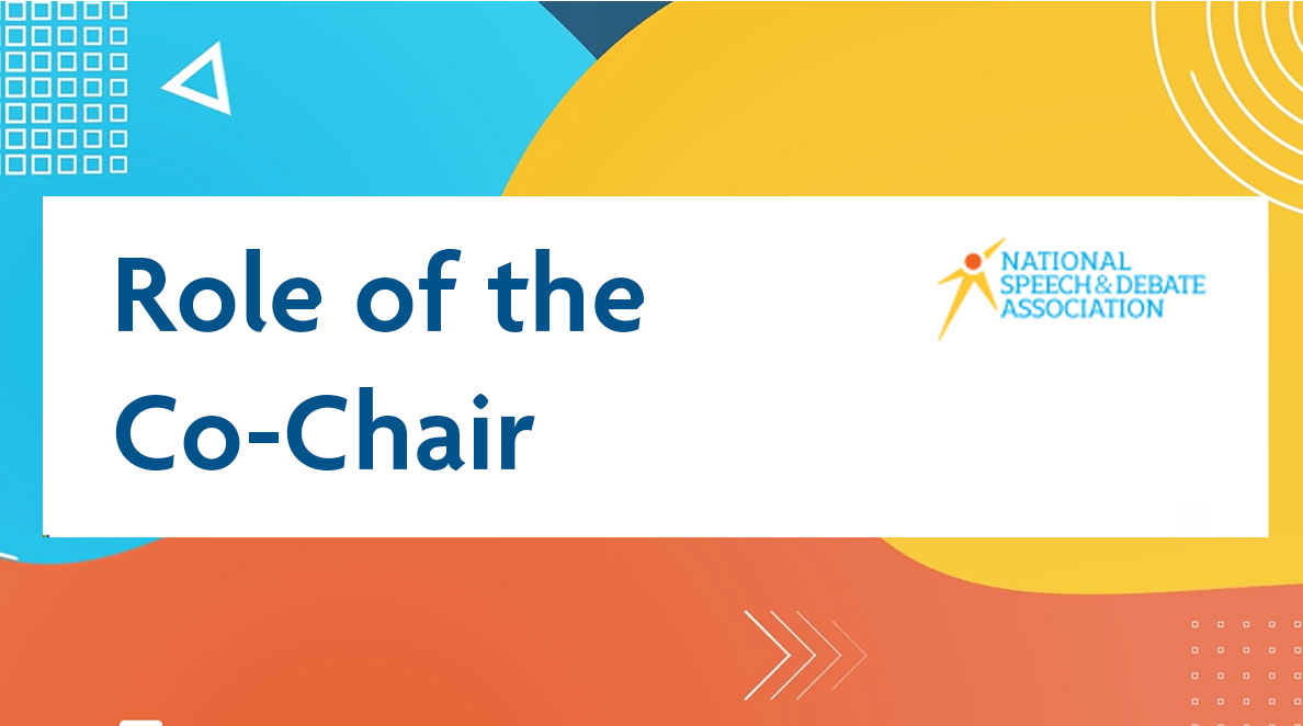 Role of the Co-Chair