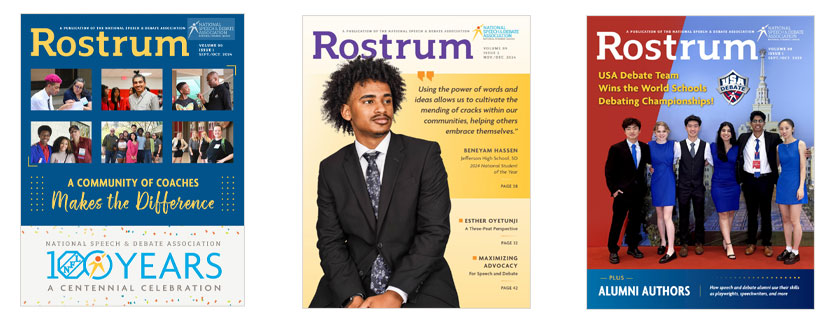 Rostrum | National Speech & Debate Association