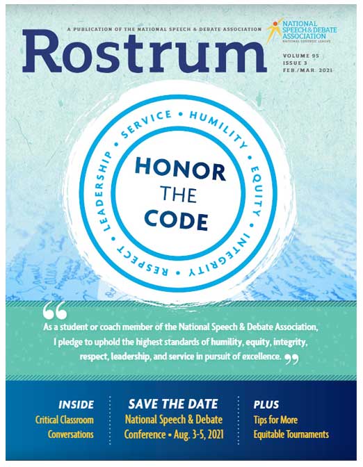 Rostrum: Volume 95, Issue 3 Feb/Mar 2021