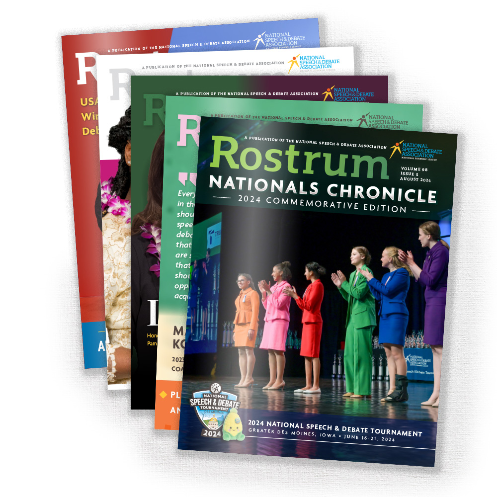 RostrumYear2023-24_Mockup Rostrum Magazine Covers