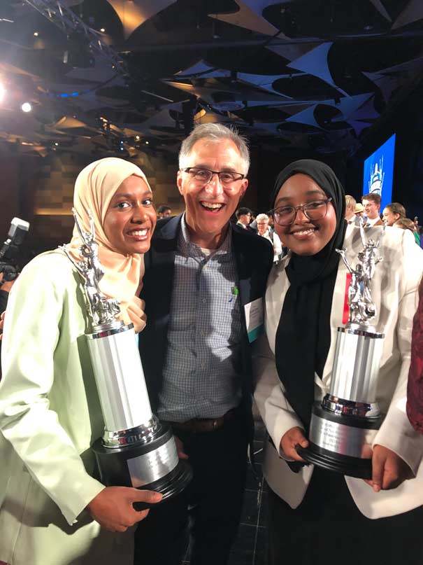 Mfaz Mohamed Ali, Scott Voss, and Jihan Abdi