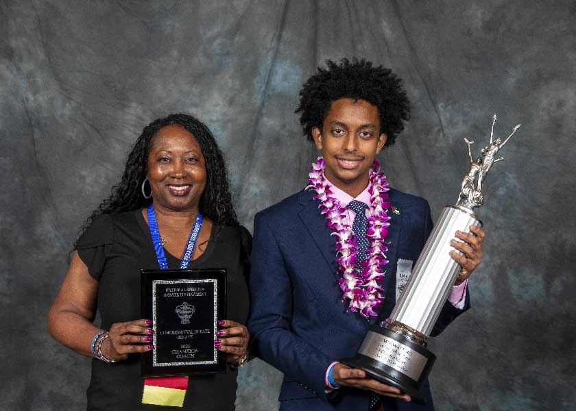 2026 National Tournament Congressional Debate Champion