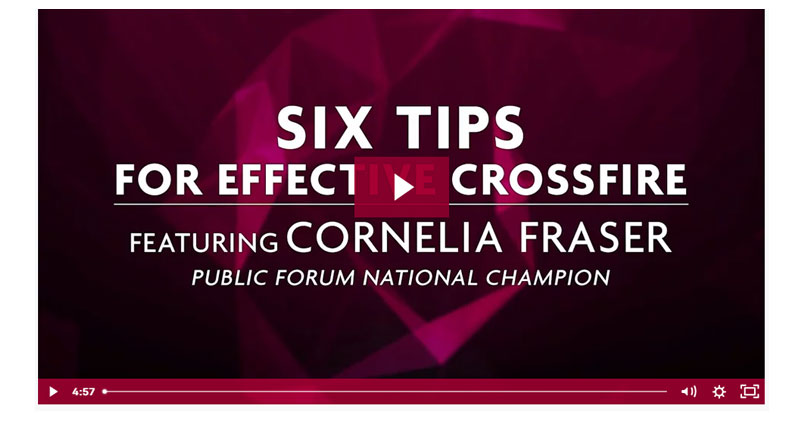 Six Tips for Effective Crossfire