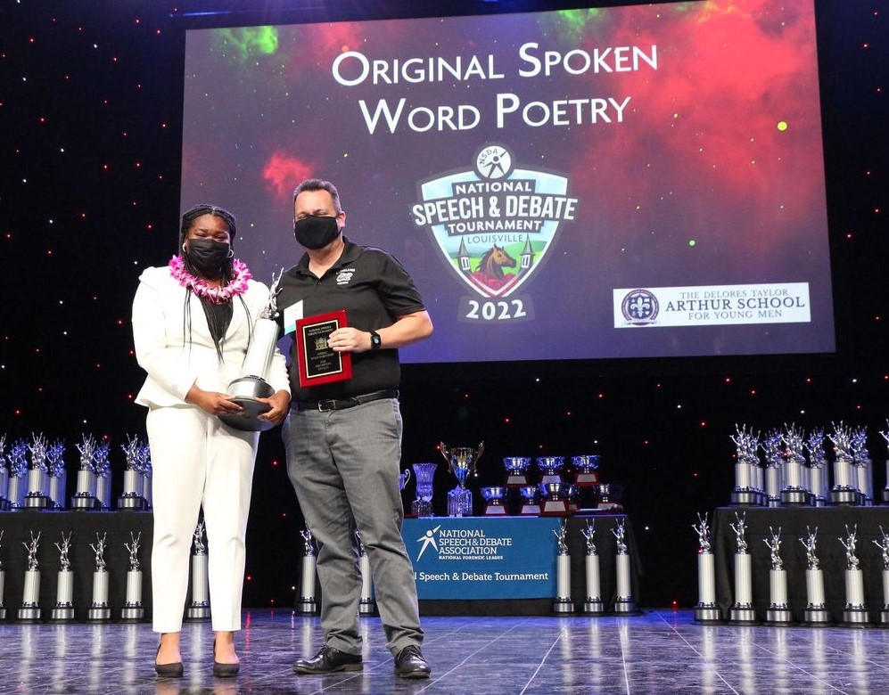 2022 National Speech & Debate Tournament Spoken Word Poetry Champion