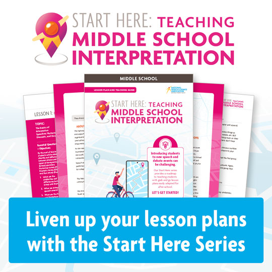 Start Here: Teaching Middle School Interp