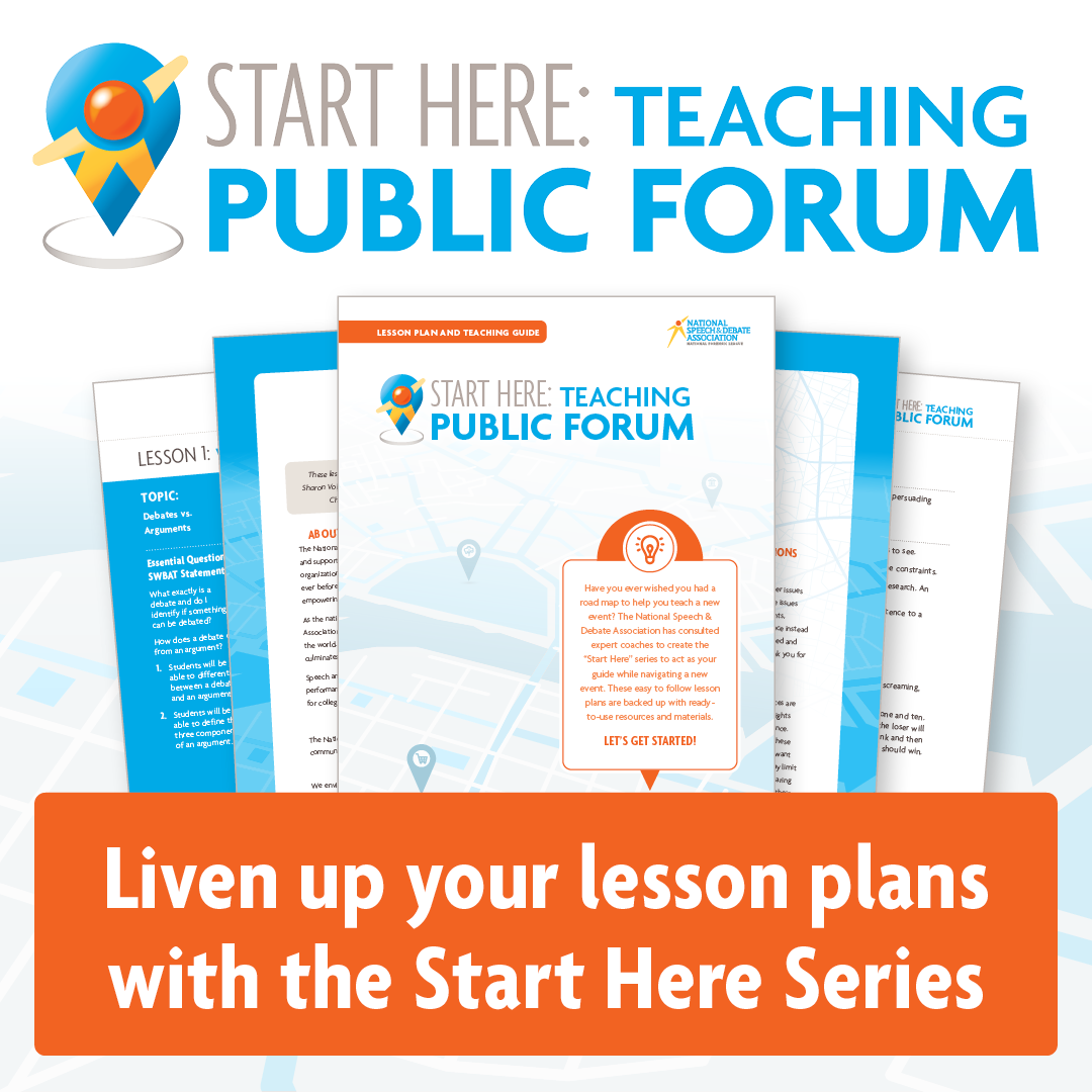 Start Here: Teaching Public Forum