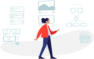 Woman Standing in front of a Whiteboard Woman Standing in front of a Whiteboard